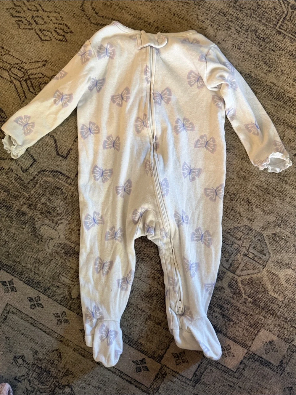 Bundle Of Baby Girls' Sleepwear Footed Sleepers And 2 Nightgowns